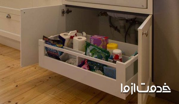 کابینت نگهداری لوازم شست و شو 